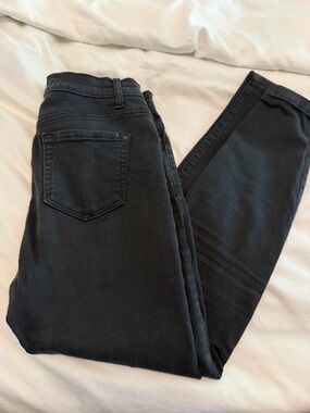 Wallflower Women's Dark Black Skinny Jeans